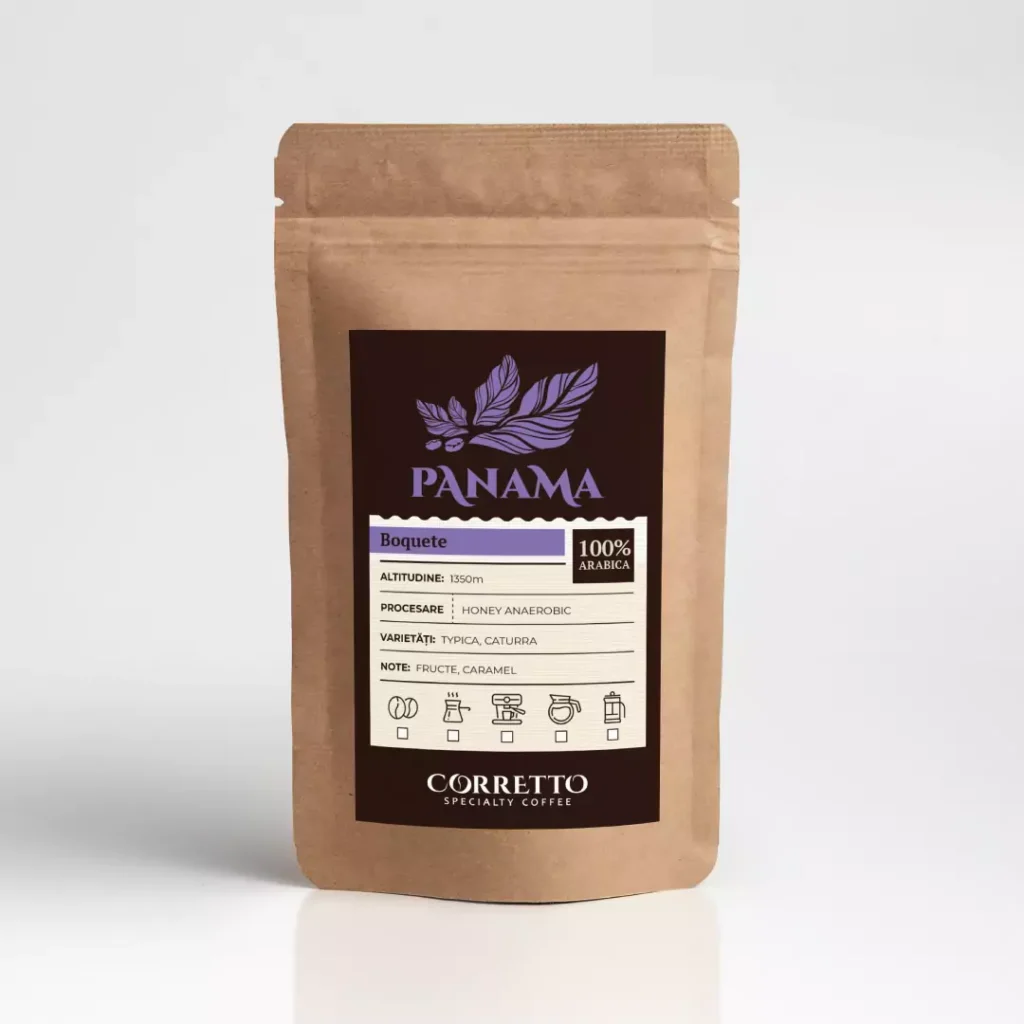 de Specialitate Corretto, Panama Boquete, Honey Anaerobic, 100% Arabica