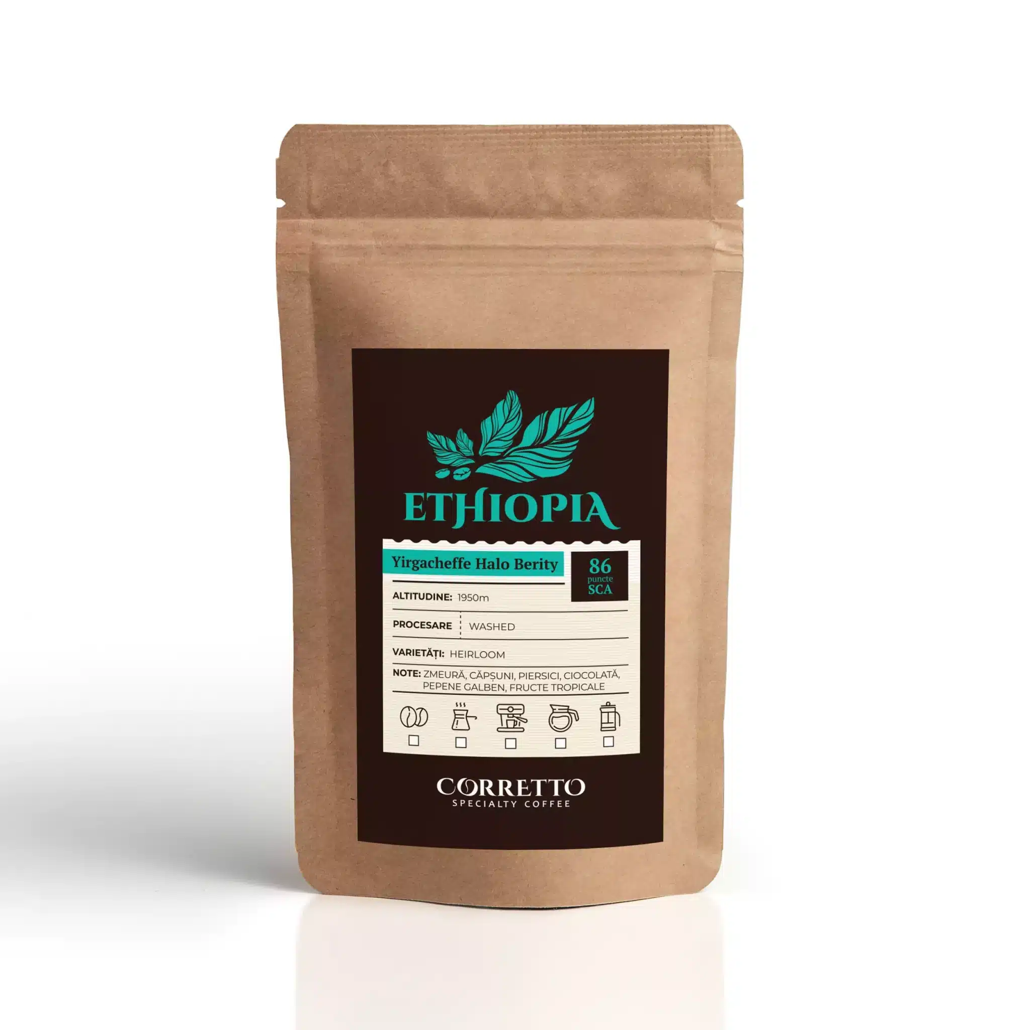 Cafea Ethiopia Yirgacheffe Halo Berity
