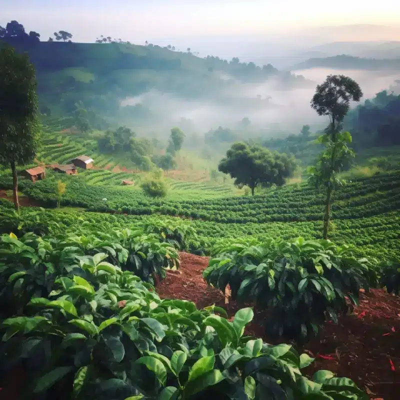 Plantatie de cafea in Burundi - Cafea de specialitate